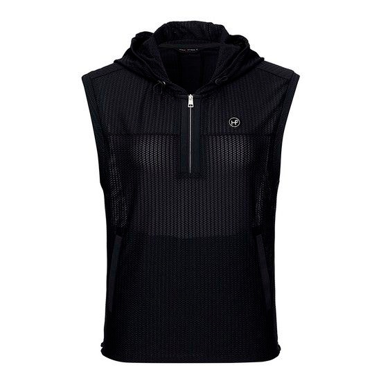 여성골프조끼 H422 여성 후드 베스트 1HCVSM4507BCK_SC