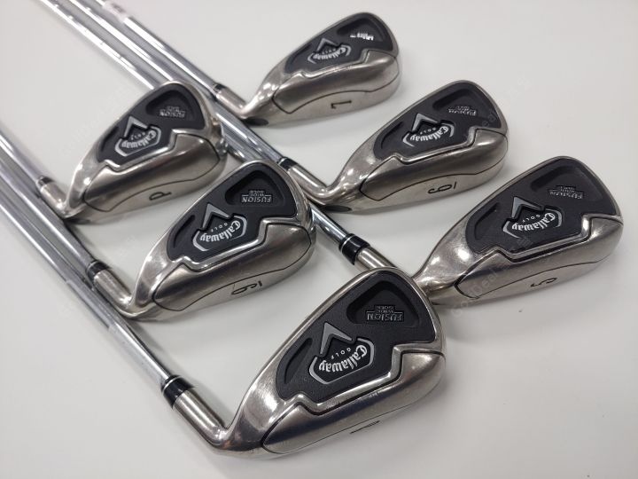 캘러웨이 [중고] 캘러웨이 퓨전 포지드 5-P 아이언세트 990 UNIFLEX(SR)