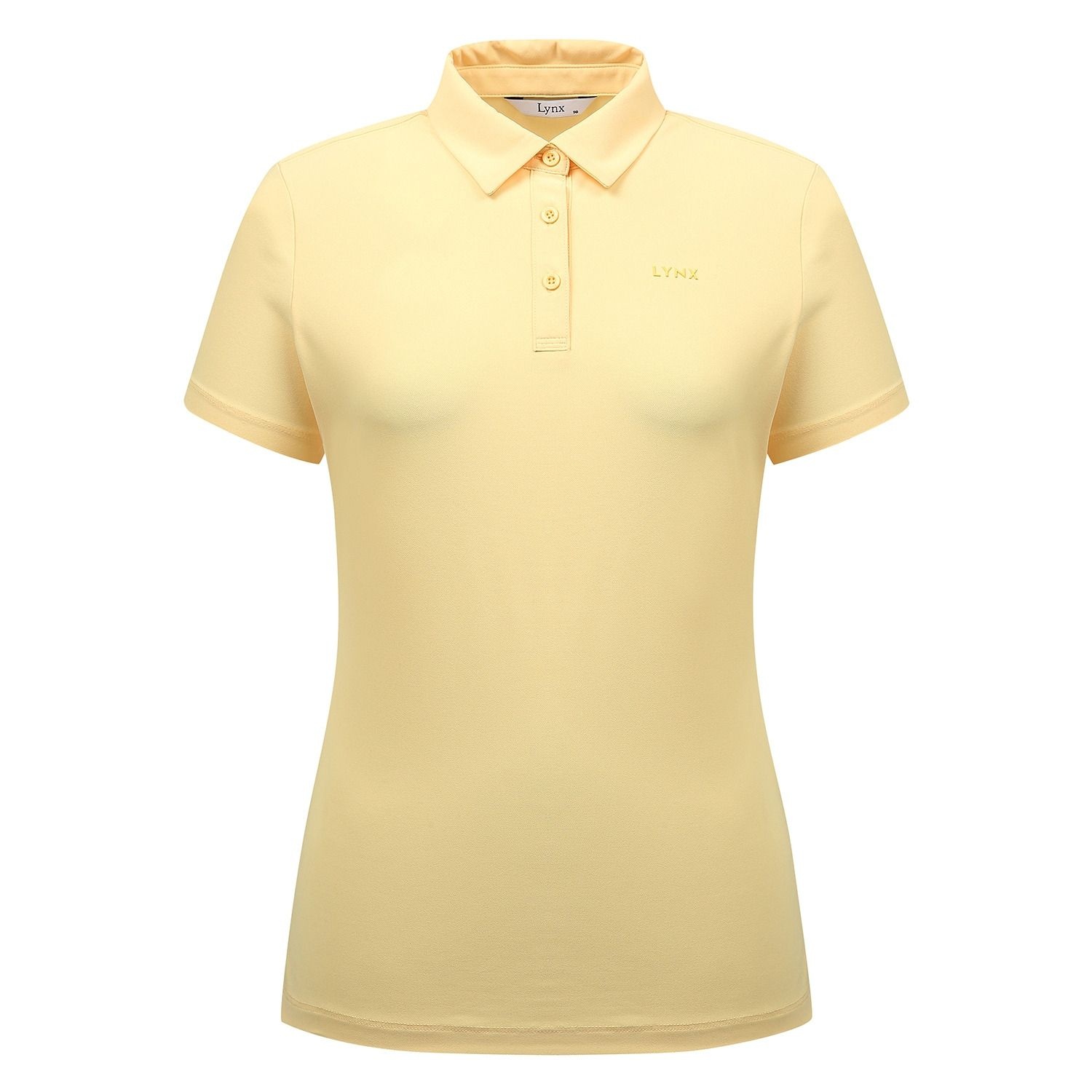 링스골프 [패션플러스][링스골프]여성 골프 밑단 트임 카라 반소매 티셔츠 L22E2TO053_O