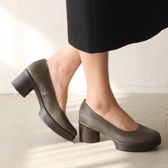 지쎄 몰 천연가죽 여성수제화 다나 통굽 구두 GIS-43208 188659