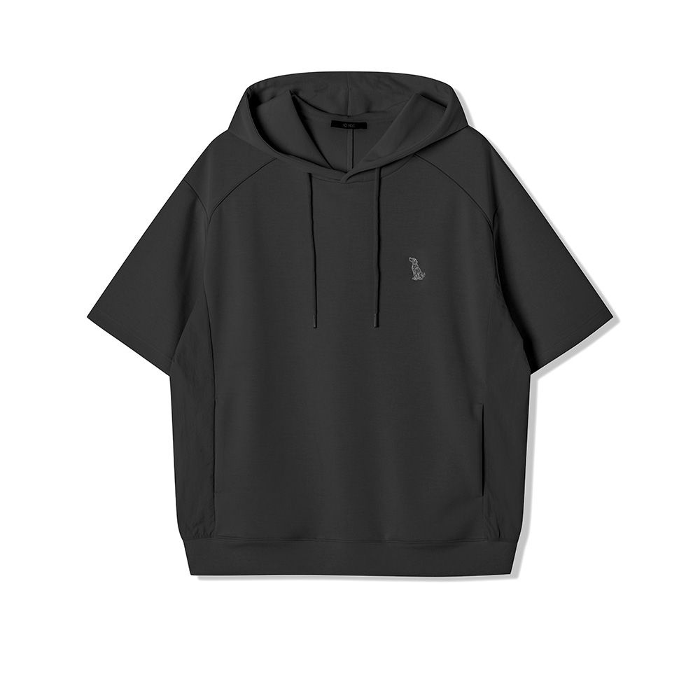 애드호크 [모다아울렛][애드호크]남성 후드 반팔 집업티 HB4ST30-1_DJ 대전점