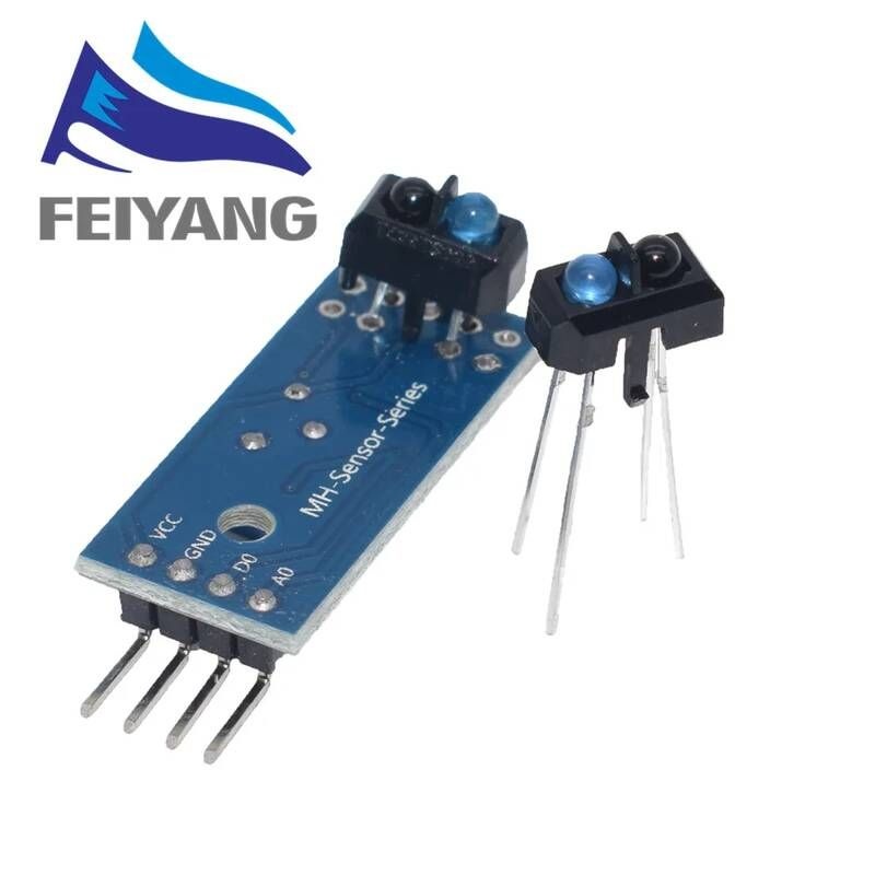 [해외] 온도 센서 sensor 1개 TCRT5000 적외선 반사 IR 광전 스위치 배리어 라인 트랙 모듈 Arduino 다이오드 3 극관 보드 3.3v