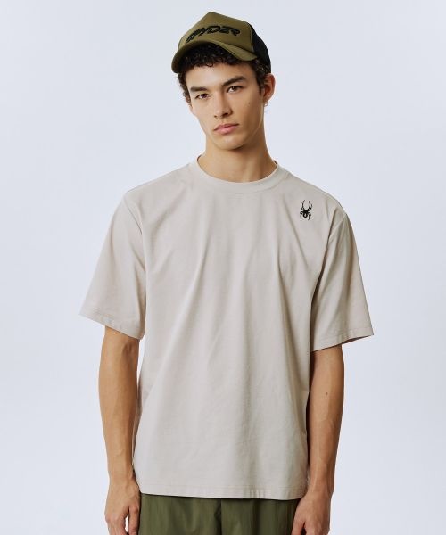 스파이더반팔티 루즈핏 로고 여름 남성 반팔티 75930