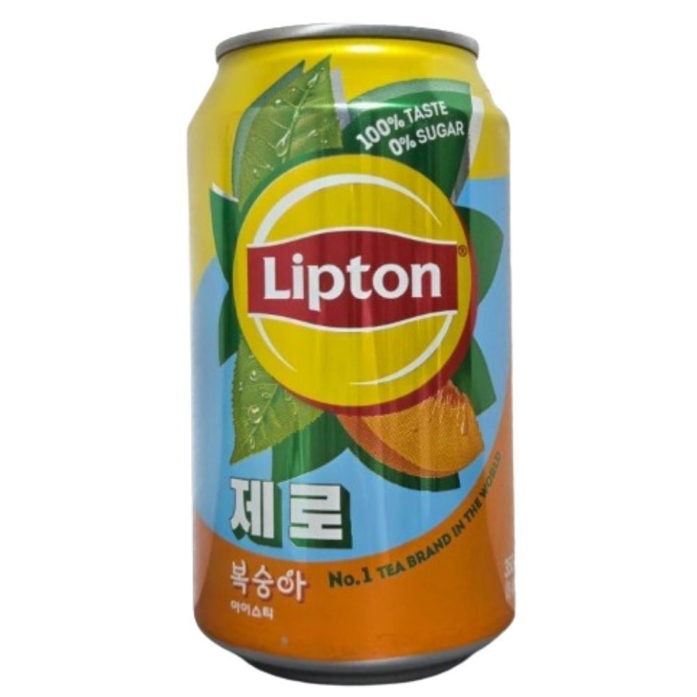 음료 립톤 제로 아이스티 복숭아 355ml 24캔 과일맛 간식