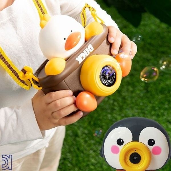 황용토이 비눗방울 펭귄 야외 음악 놀이기구 완구 기능 캐릭터 자동 포함 어린이 배터리 놀이