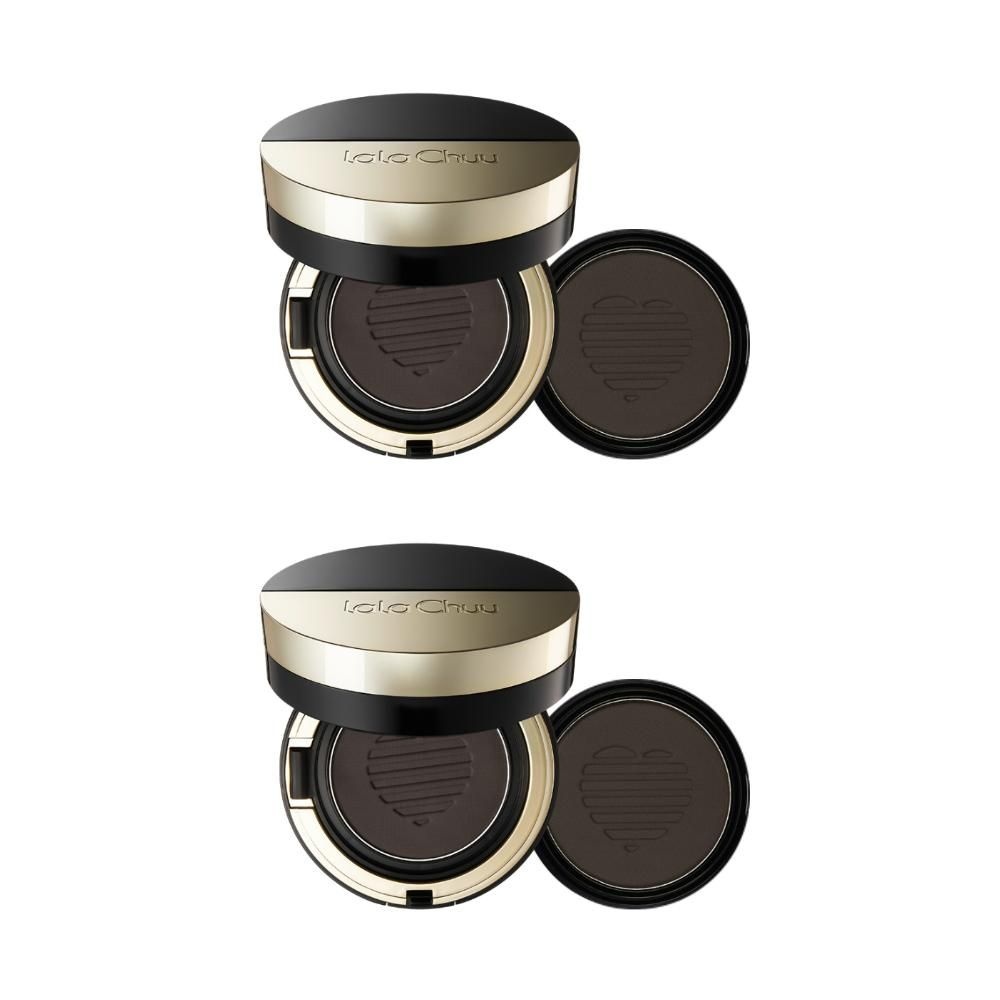 씨앤에프 라라츄 본품리필 헤어쿠션 라라추 리라츄 세치커버 올리브영 다크브라운 2세트 DJ