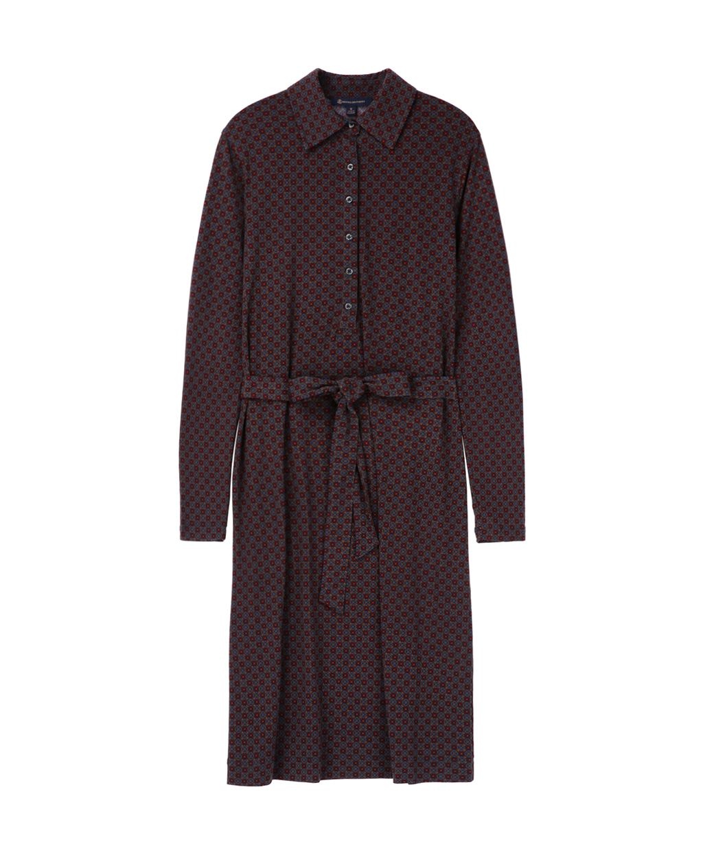 [롯데백화점] 브룩스 브라더스 [여성] 벨티드 져지 셔츠 원피스 (네이비) (BBDZWF3357QDF) LE1221373030