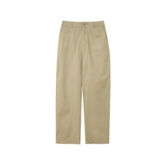 바지 CQK KSEC-PT45680BE 코튼 스트레이트 팬츠 4568 베이지