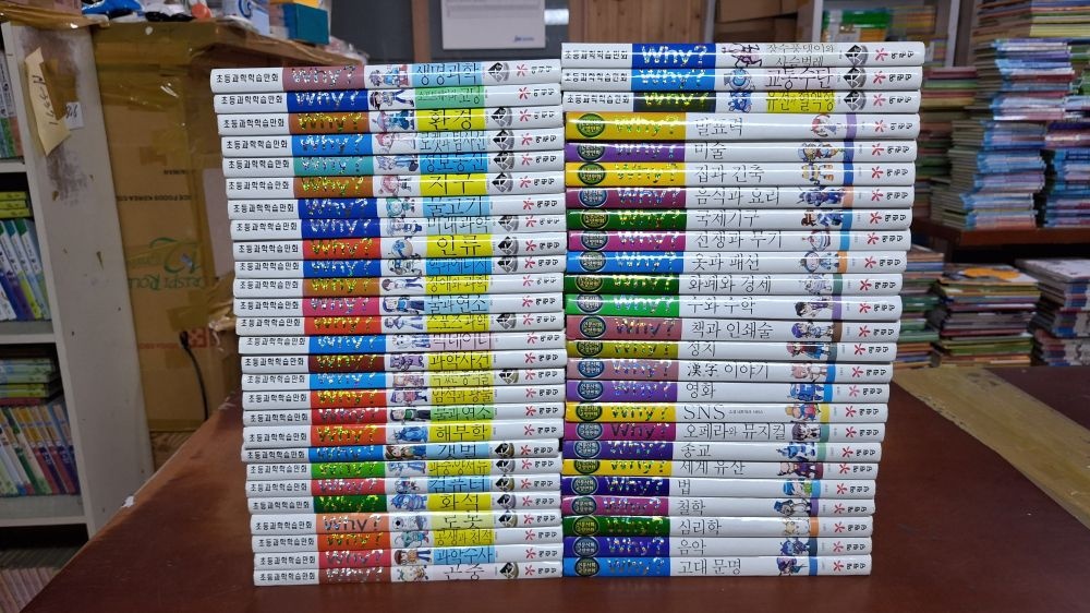 예림당 [개똥이네][중고]Why? 초등과학학습만화 시리즈(WA76)