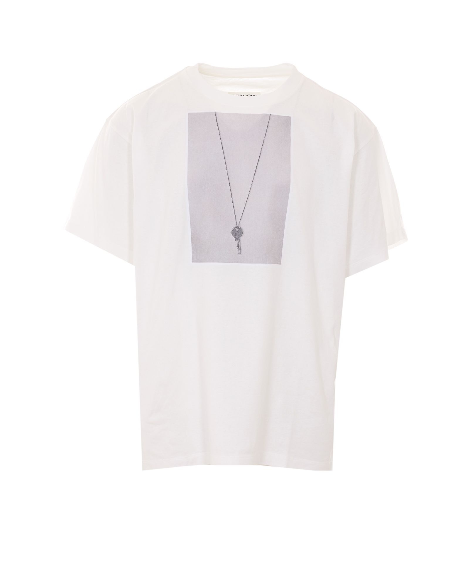 MM6 메종 마르지엘라 26SS 메종마르지엘라 chiave 프린트 T-셔츠 SH0GC0068M20050101