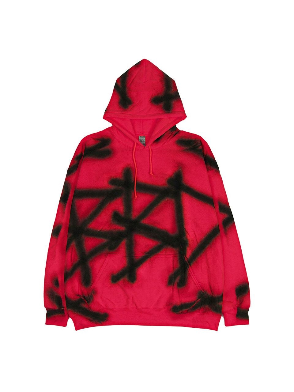 주식회사 효은 [패션플러스][블랙블론드]BBD Sprayed Custom Hoodie Gildan Ver. (Red)