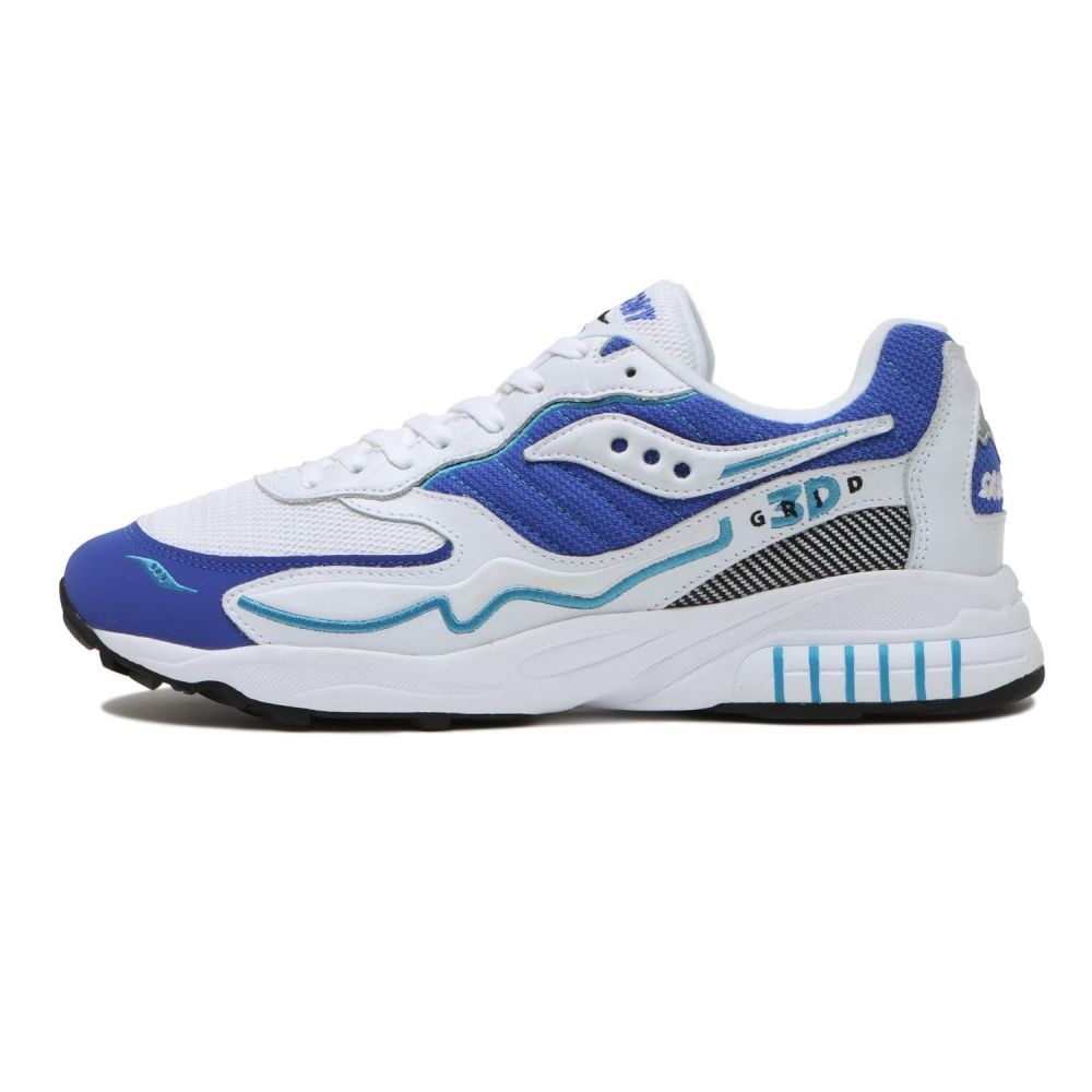 [해외] 써코니 3D 그리드 허리케인 화이트/로얄 S70646-2 화이트/로얄