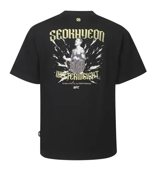 [매장정품} ufcsport UFC 고석현 릴렉스핏 반팔 티셔츠 블랙 U2SSX2122BK
