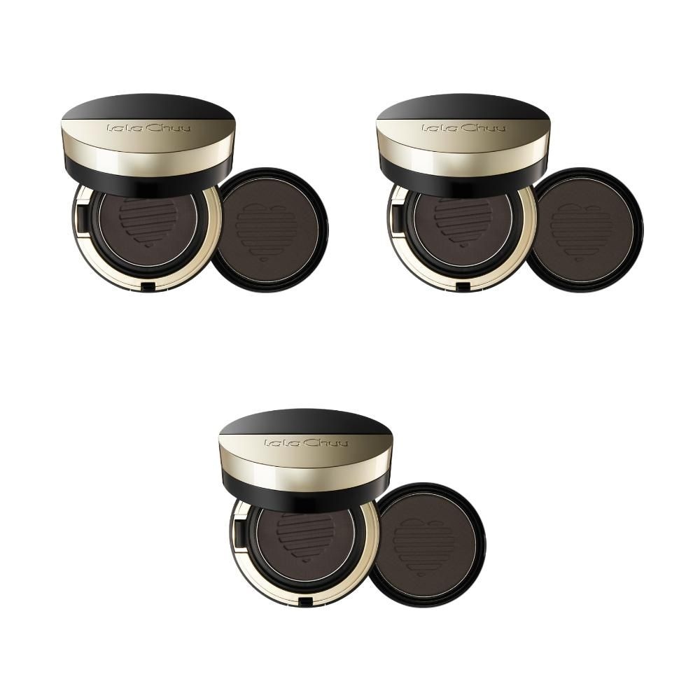 씨앤에프 라라츄 본품리필 헤어쿠션 라라추 리라츄 세치커버 올리브영 다크브라운 3세트 DJ