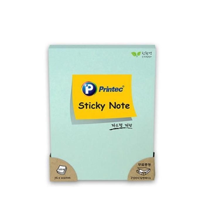 [패션플러스][주식회사 브이와이][JHQRGWTZ_4B]스티키노트 텔파랑 76X102 76102B 3개 (24494197A)