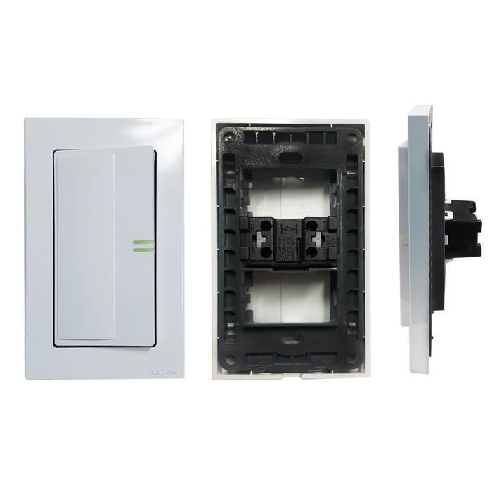 [패션플러스][주식회사 브이와이][JH75546U_52CE]일신 매립형 표준 와이드 조명 스위치 1구 (31361099A)