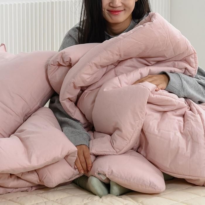 [패션플러스][주식회사 브이와이][JHQS8WQE_4B]Shi 40수 5color 차렵이불패드세트 SS (27044692A)