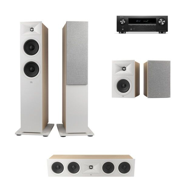 [없음] 데논 AVR-X580BT + JBL 260F 5채널(250B) 홈시어터 스피커