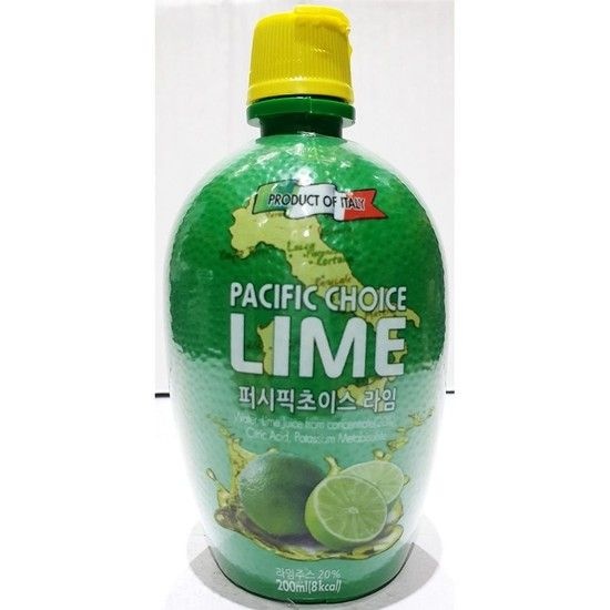 라임주스 농축 퍼시픽초이스 200ml x12개 카페 업소 라임주스 주스 과즙음료 전문 전문점