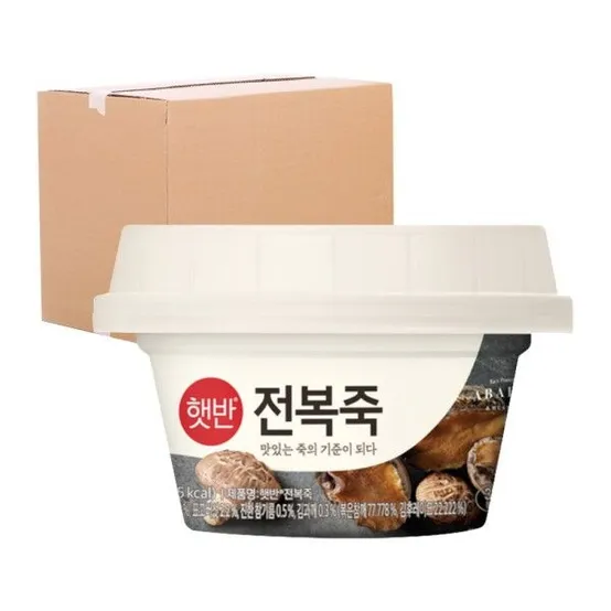 [박스] CJ 비비고 전복죽 267g 24입