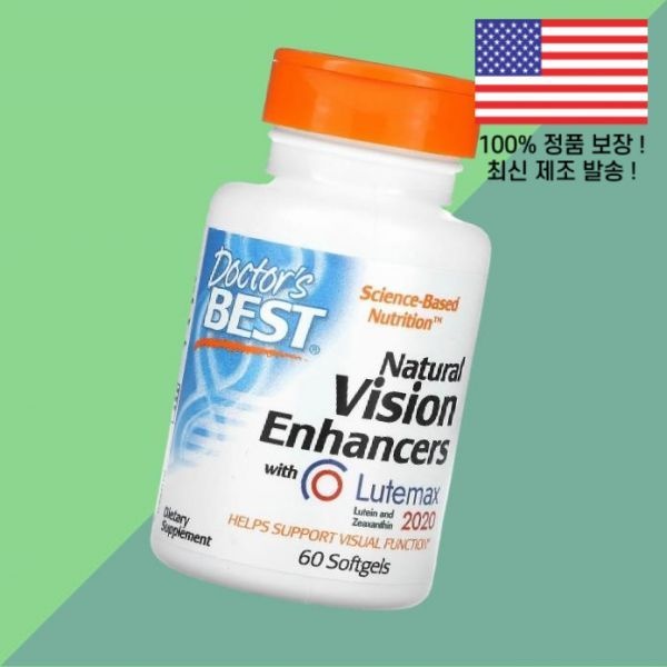 Doctor's Best [해외] 닥터 베스트 루테맥스 2020 60소프트젤 내추럴스러운 비전 Doctor's Best Natural Vision Enhancers Lutemax 60 Softgels