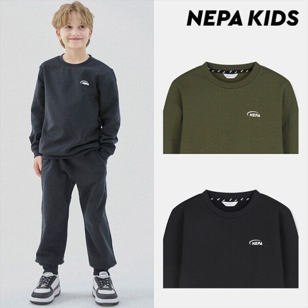 네파 키즈 [네파키즈] (키즈)기모 폴리 트레이닝 세트_KL75954