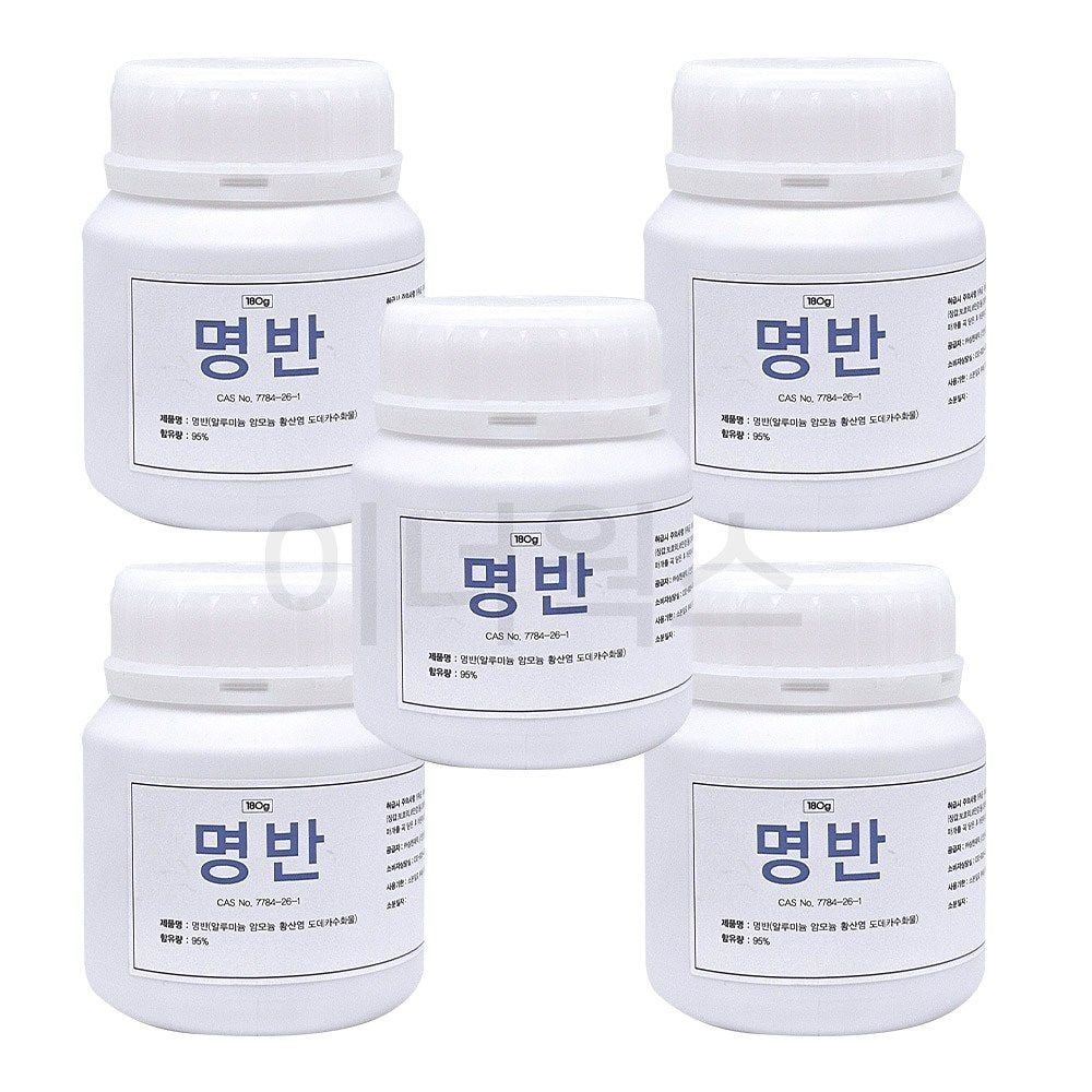 삼현제약 삼현제약 명반(백반) 180g x 5개