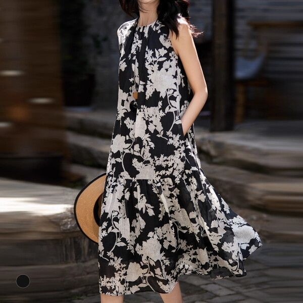 [클라셰] 백스카프아트원피스_B5M1367