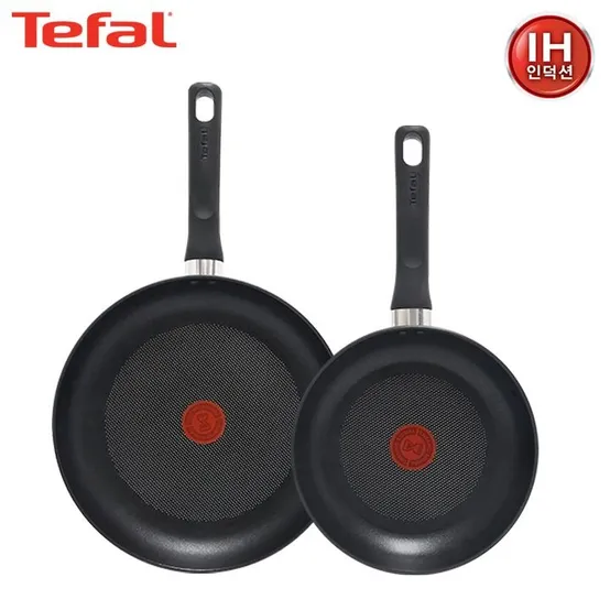 [테팔] 인덕션 델리커시 티타늄 프라이팬 22cm+28cm TFC-ID28