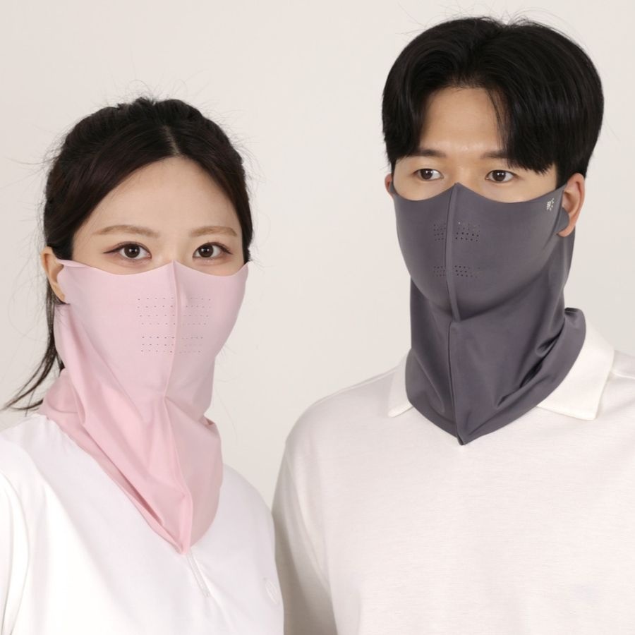 [온누리상품] 여름 스포츠 마스크 자외선차단 안면가리개 쿨링 통기성 얼굴햇빛가리개