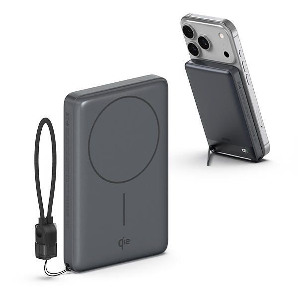 아트뮤 아트박스/아트뮤 Qi2 15W 맥세이프 슬림고속보조배터리 10000 QB410 그레이