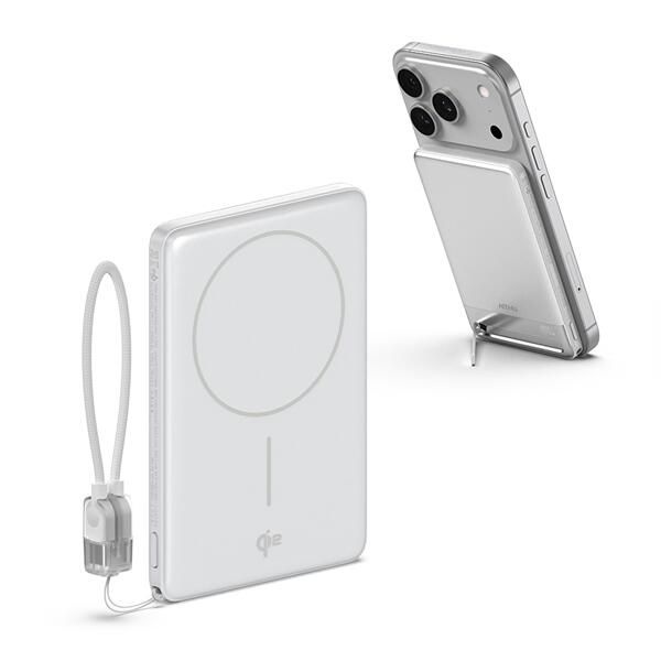 아트뮤 아트박스/아트뮤 Qi2 15W맥세이프 초슬림고속보조배터리5000 QB510 화이트