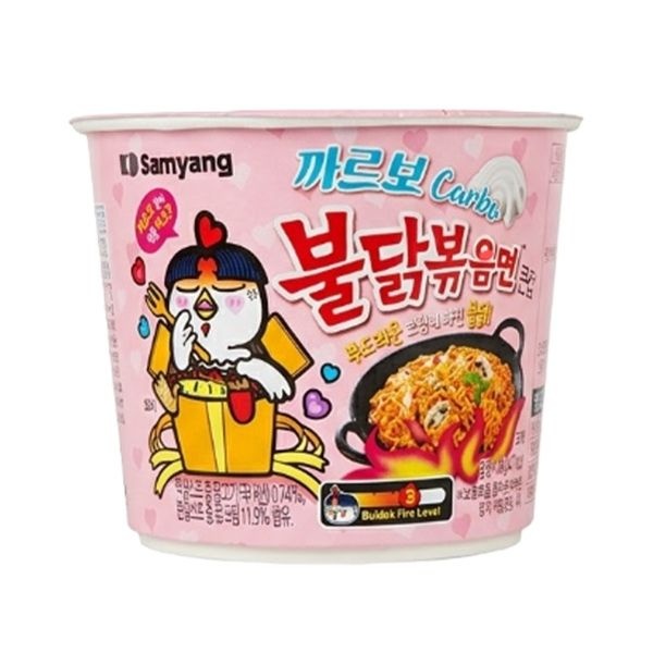 불닭볶음면 까르보 큰컵 105g x 16개
