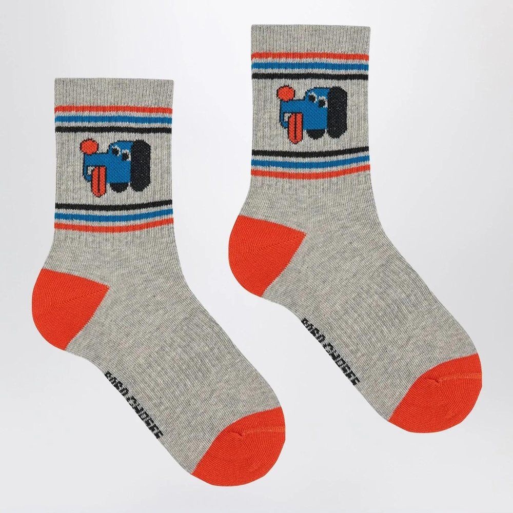 보보쇼즈 25 F/W 보보쇼즈 그레이 양말 도기 MATE (KIDS ) B225AI007CO-HG B0051994435