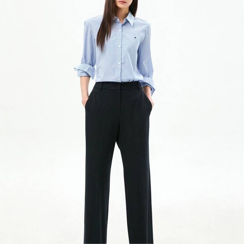 타미힐피거 여성 <매장정품> TOMMY HILFIGER 타미힐피거 클래식 시그니처 슬랙스 T22G0WPC501WL1_B60 1278780