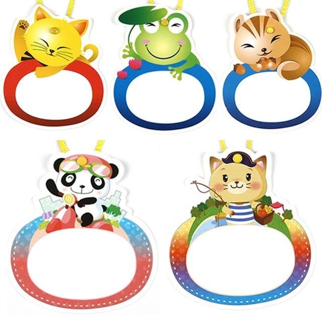 동인상사 동인 옷핀 목걸이명찰 평면형 5개입 - 41943