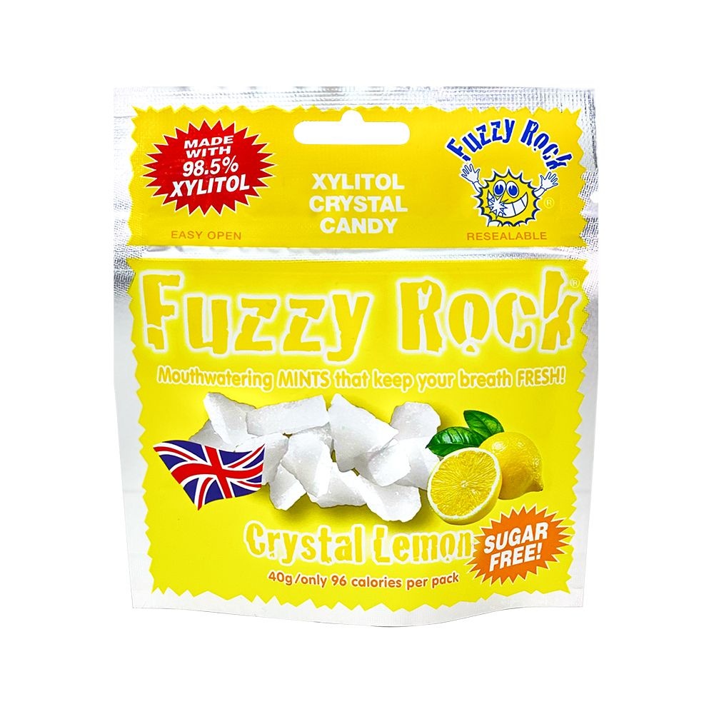 퍼지락 자일리톨 98.5% 무설탕 캔디 레몬향 40g