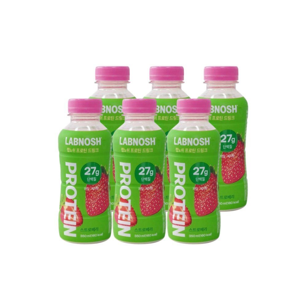 삼양패키징 랩노쉬 진한풍미 스트로베리 드링크 프로틴 24개 350ml