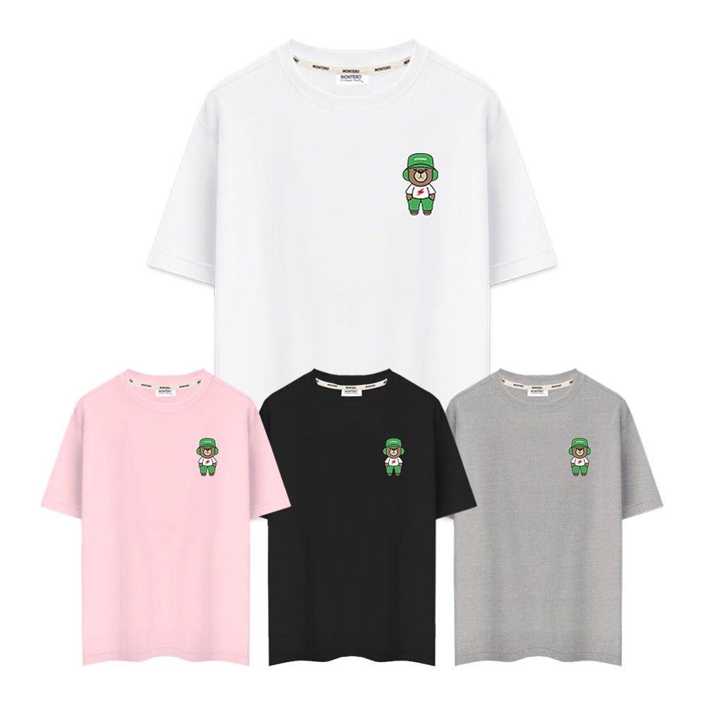 M-3XL 비침없는 기능성 쿨코튼 20수 반팔티 썬더
