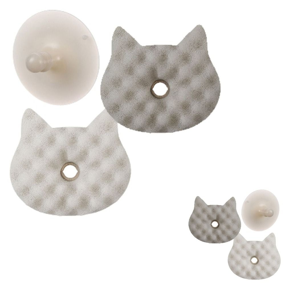 FaSoLa 실리콘 수세미 포함 양면 고양이 스펀지 스폰지 2개 장만A705 흡착판거치대