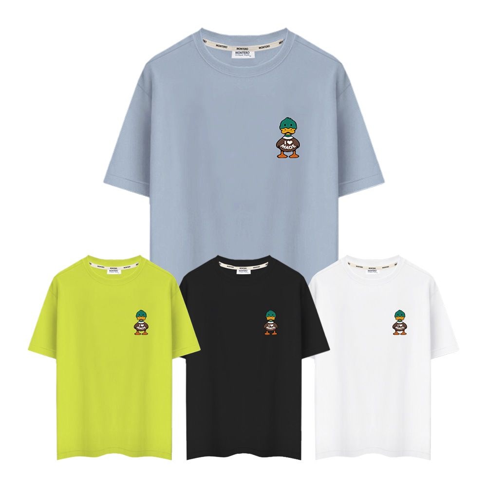 M-3XL 비침없는 기능성 쿨코튼 20수 반팔티 전사오리