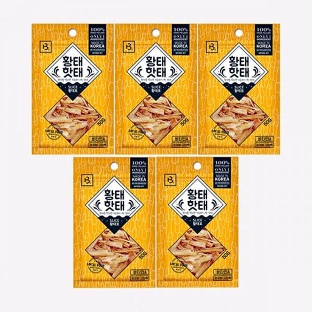 강아지수제간식 황태핫태포 5EA X 황태포 50g