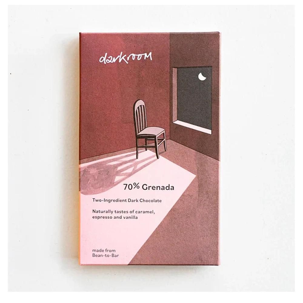 Darkroom [해외] Darkroom 다크 초콜릿 50g 2팩 그레나다 Darkroom 70% Grenada L'Esterre 50g