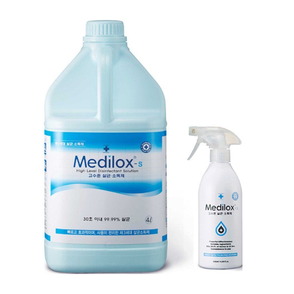 메디록스s 최신제조 살균소독제 분무기 재고있음 4L 500ml
