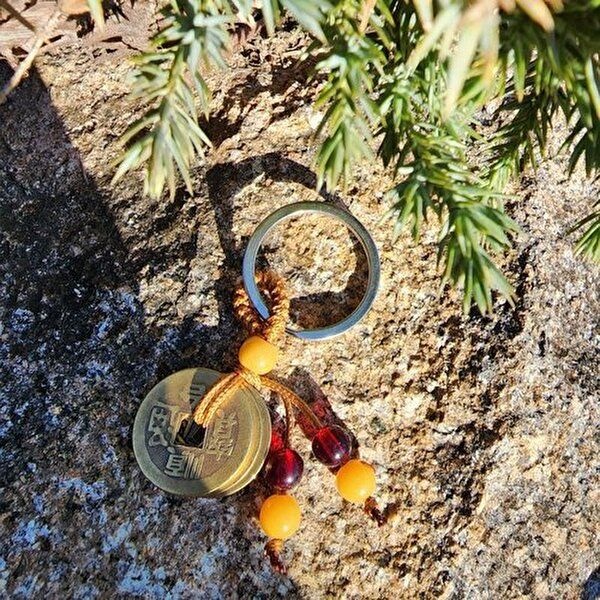 재물운 엽전 금전 키홀더-WB76131