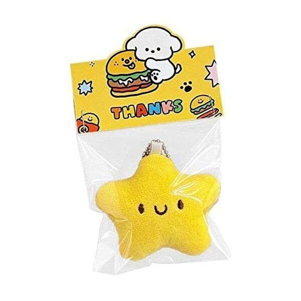 키링 열쇠고리 인형 노란별 가방키링 키홀더-WFH3XKQ