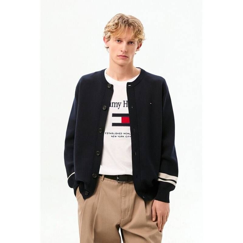 타미힐피거 남성 <매장정품> TOMMY HILFIGER 타미힐피거 [26SS]크루넥 가디건(T12G0KCD720ML1DW5) 1278094