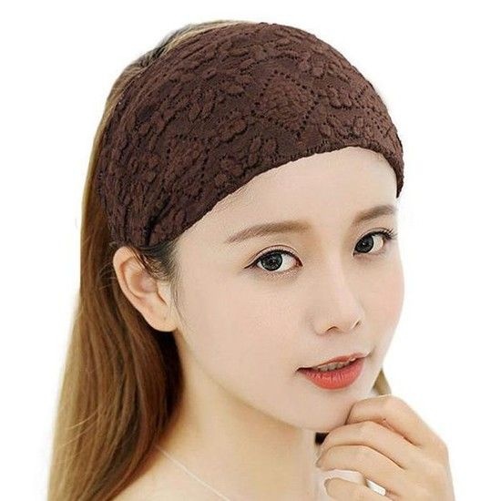 [JHP29P45_51JB]넓은 헤어 레이스 두건 머리띠 (29061879A)
