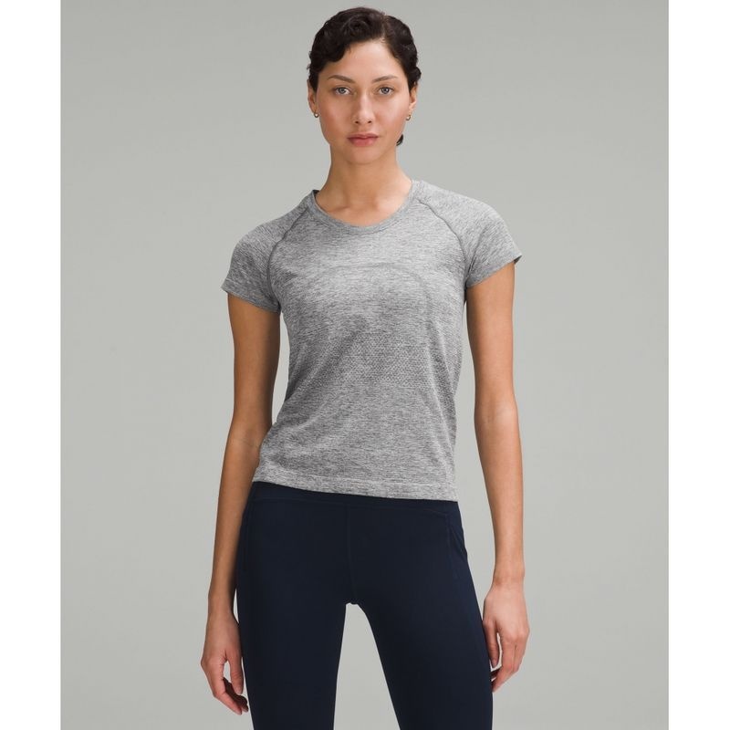 LULULEMON 룰루레몬 스위프틀리 테크 숏슬리브 셔츠 2.0 *웨이스트 렝스 SLTE WHT MPZ939