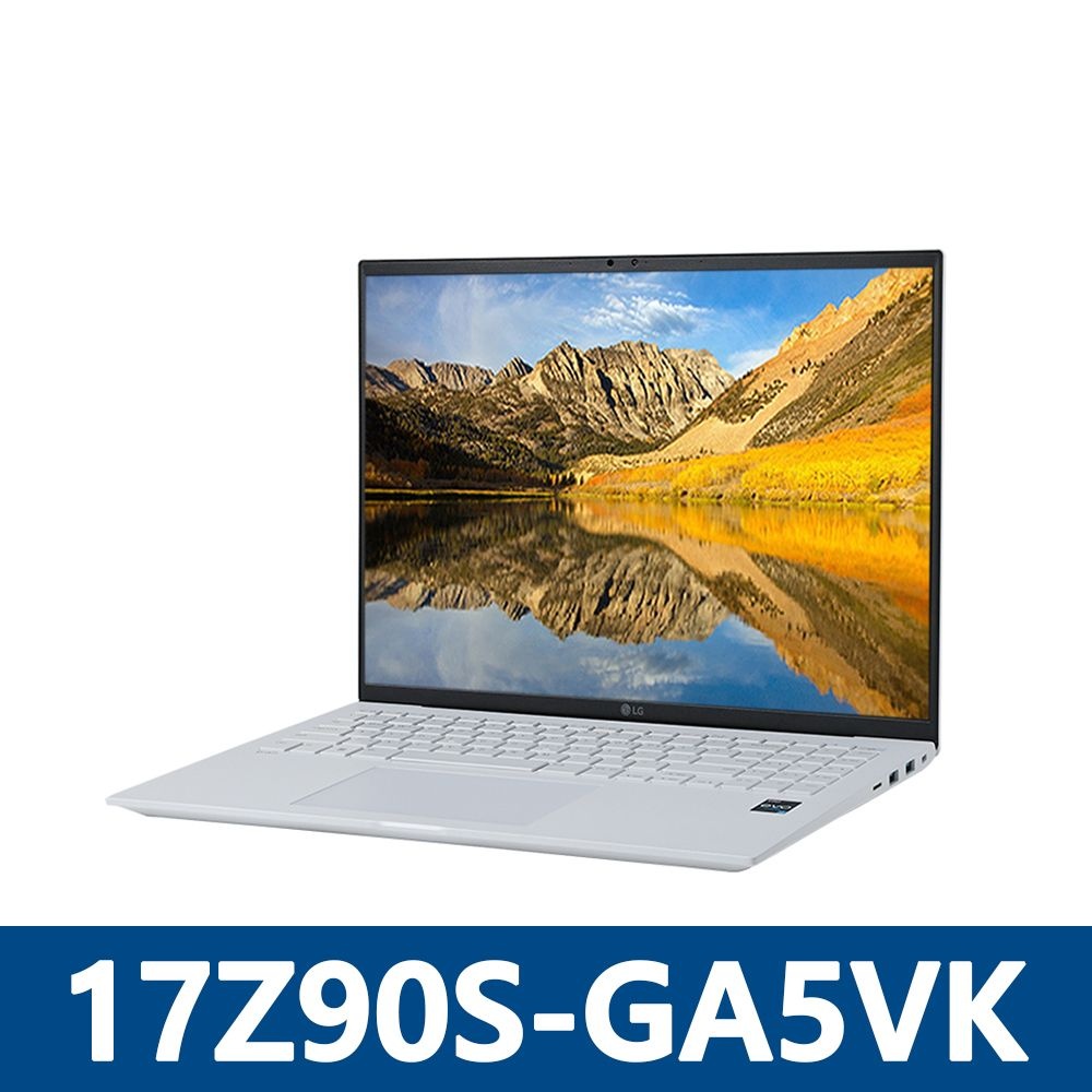 LG전자 그램17 17Z90S-GA5VK SSD 512GB 교체장착 마우스 마우스패드 증정